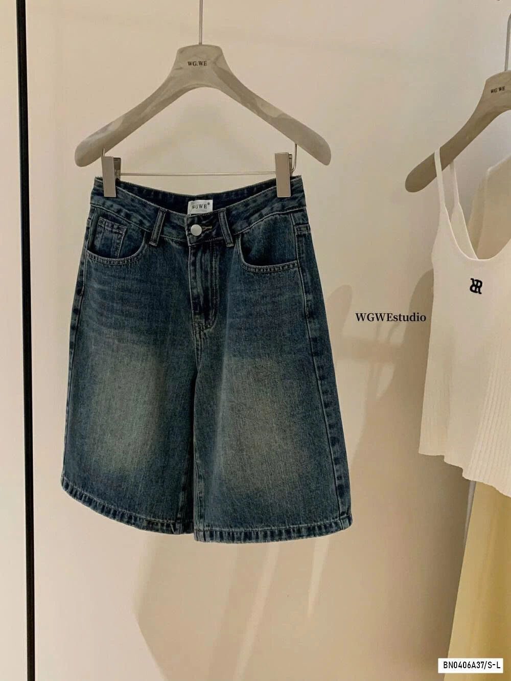 QUẦN JEANS LỬNG BẠC MÀU WG.WE