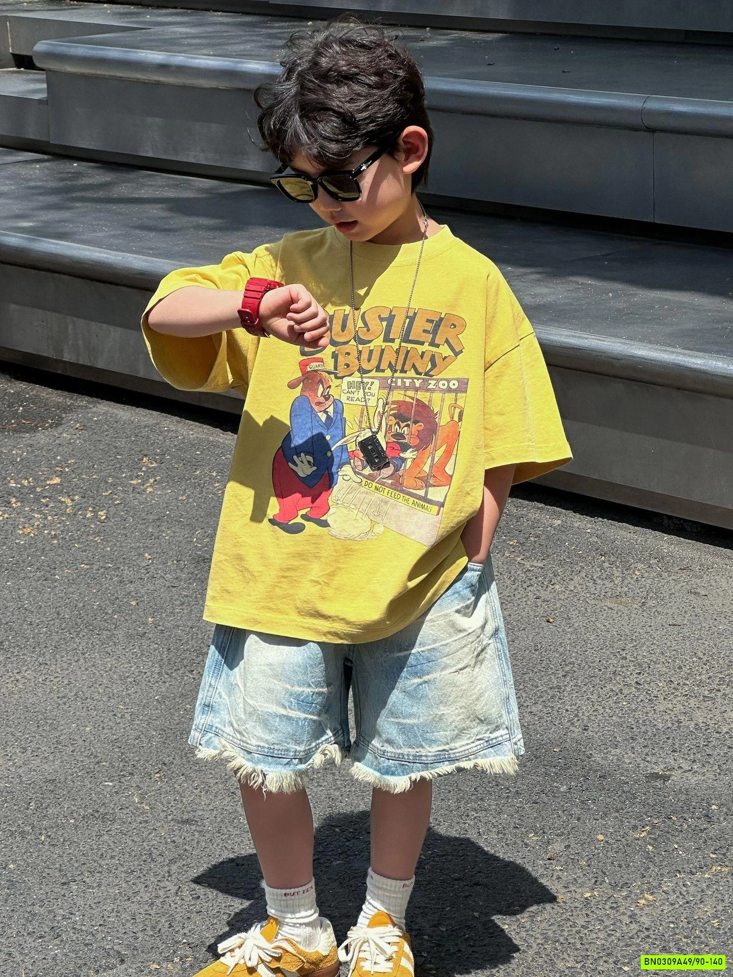 ÁO THUN VÀNG IN HÌNH