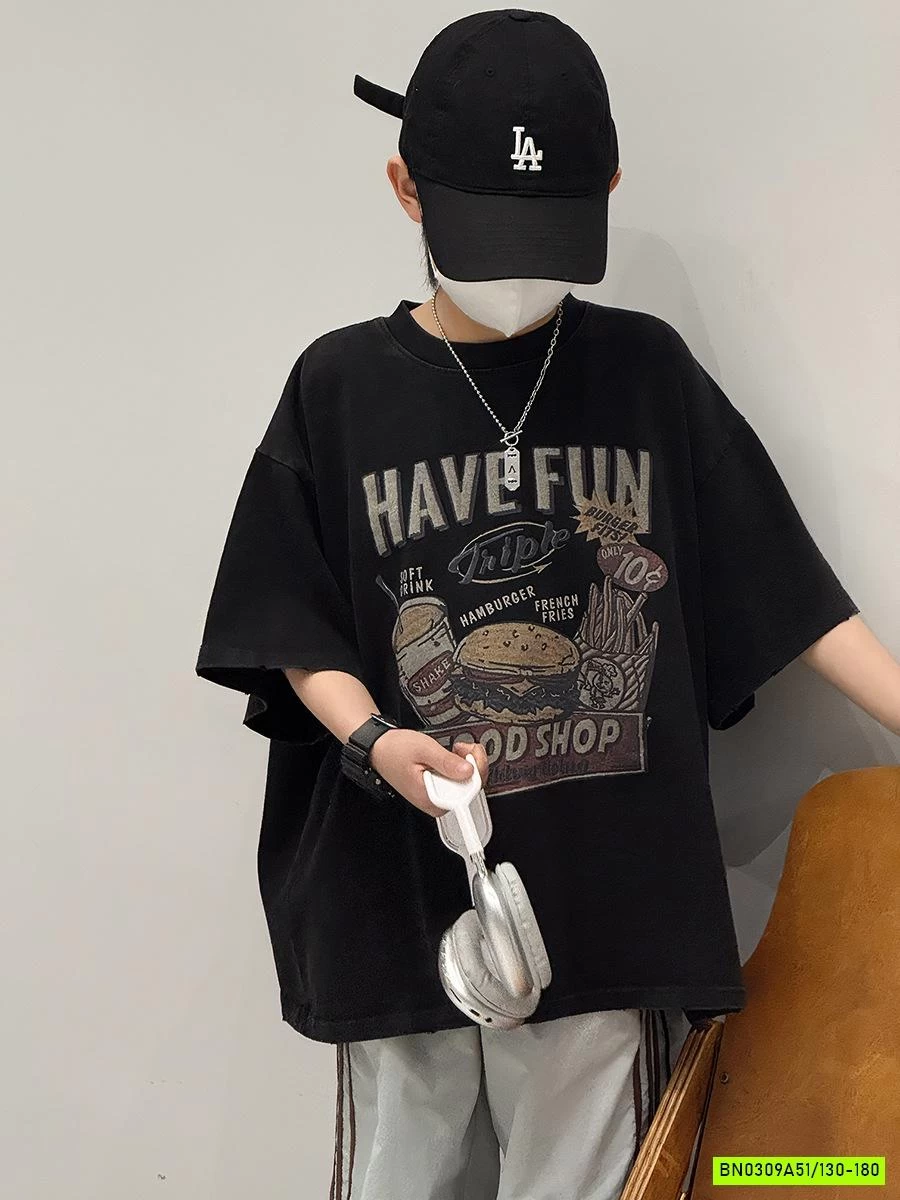 ÁO THUN FASTFOOD SZ ĐẠI