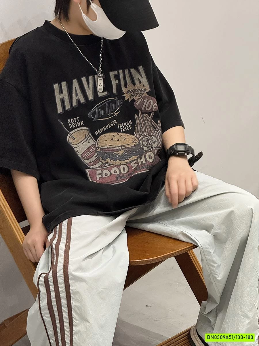 ÁO THUN FASTFOOD SZ ĐẠI
