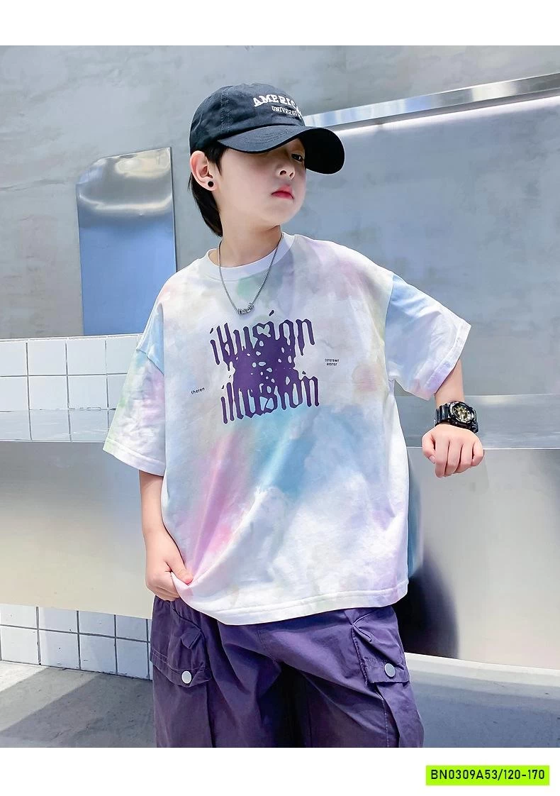 ÁO THUN LOANG CHỮ RÍM HHBABY