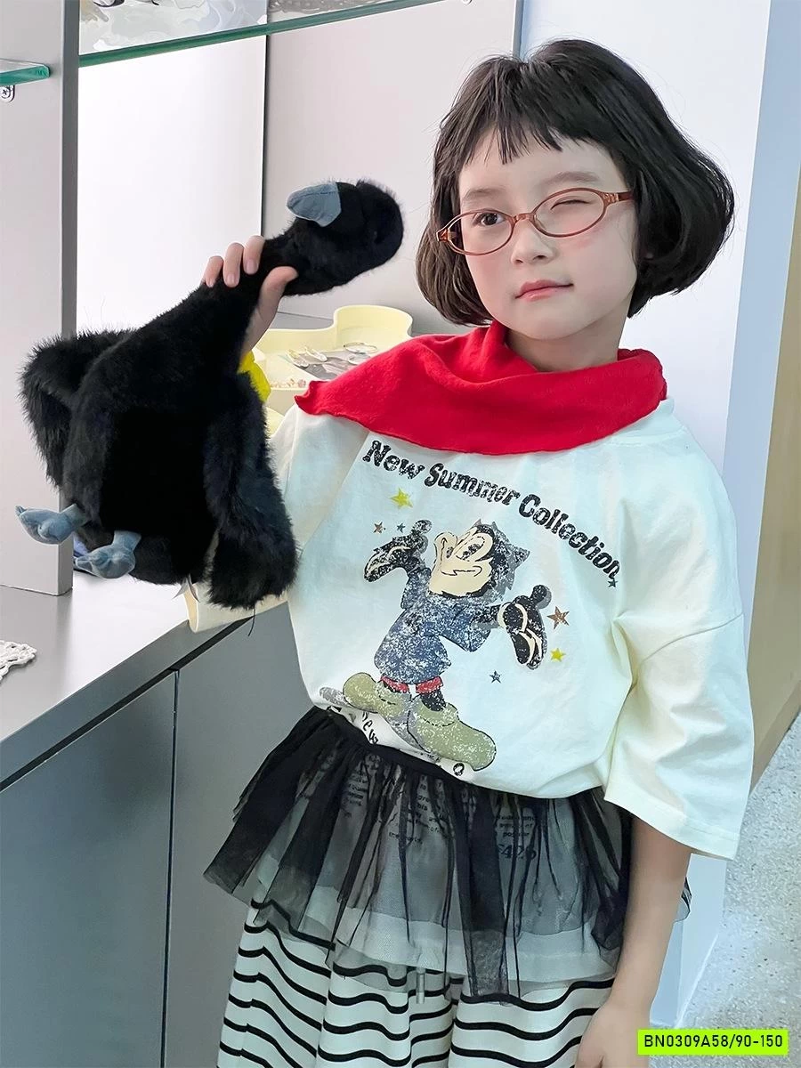 ÁO THUN IN HÌNH ĐỘNG VẬT ĐÁNG YÊU