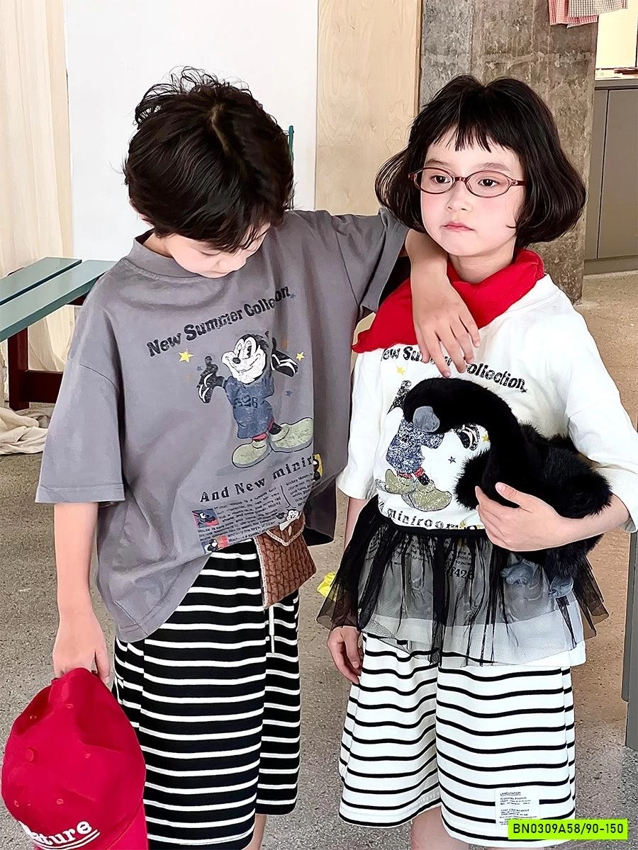 ÁO THUN IN HÌNH ĐỘNG VẬT ĐÁNG YÊU