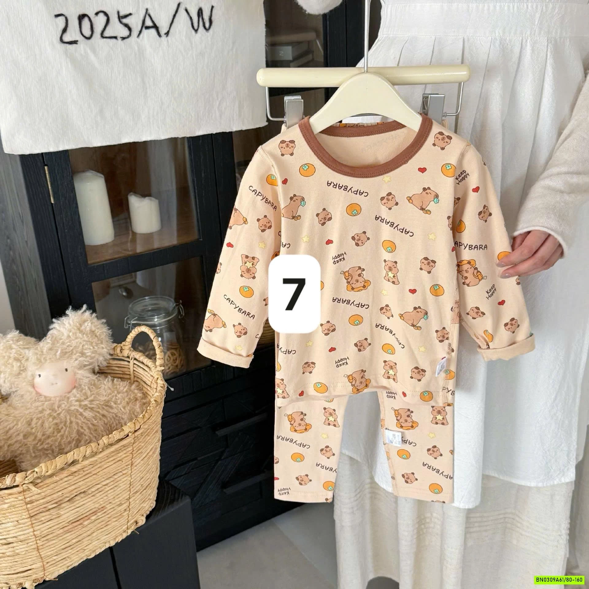 BỘ COTTON IN HÌNH CHO BÉ