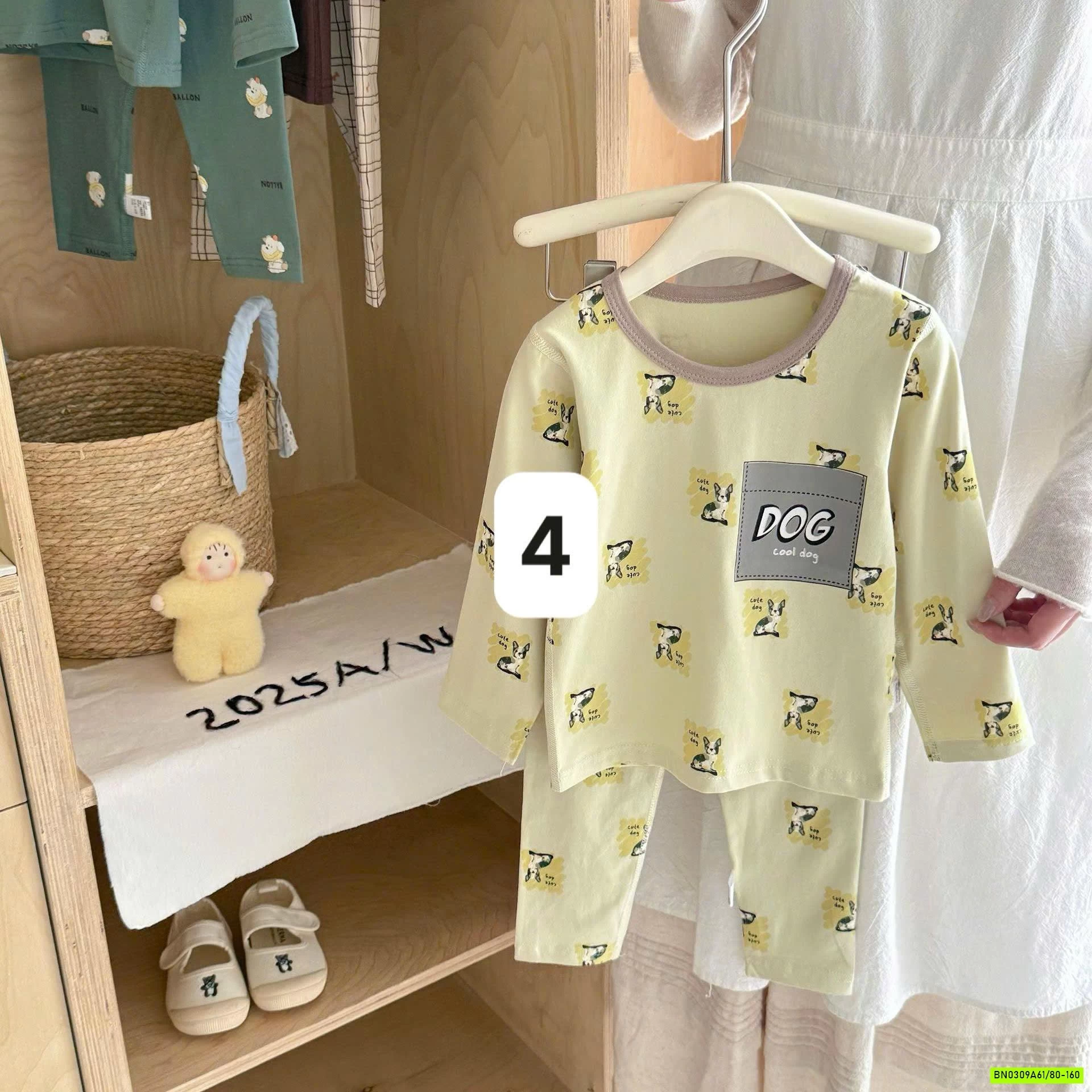 BỘ COTTON IN HÌNH CHO BÉ