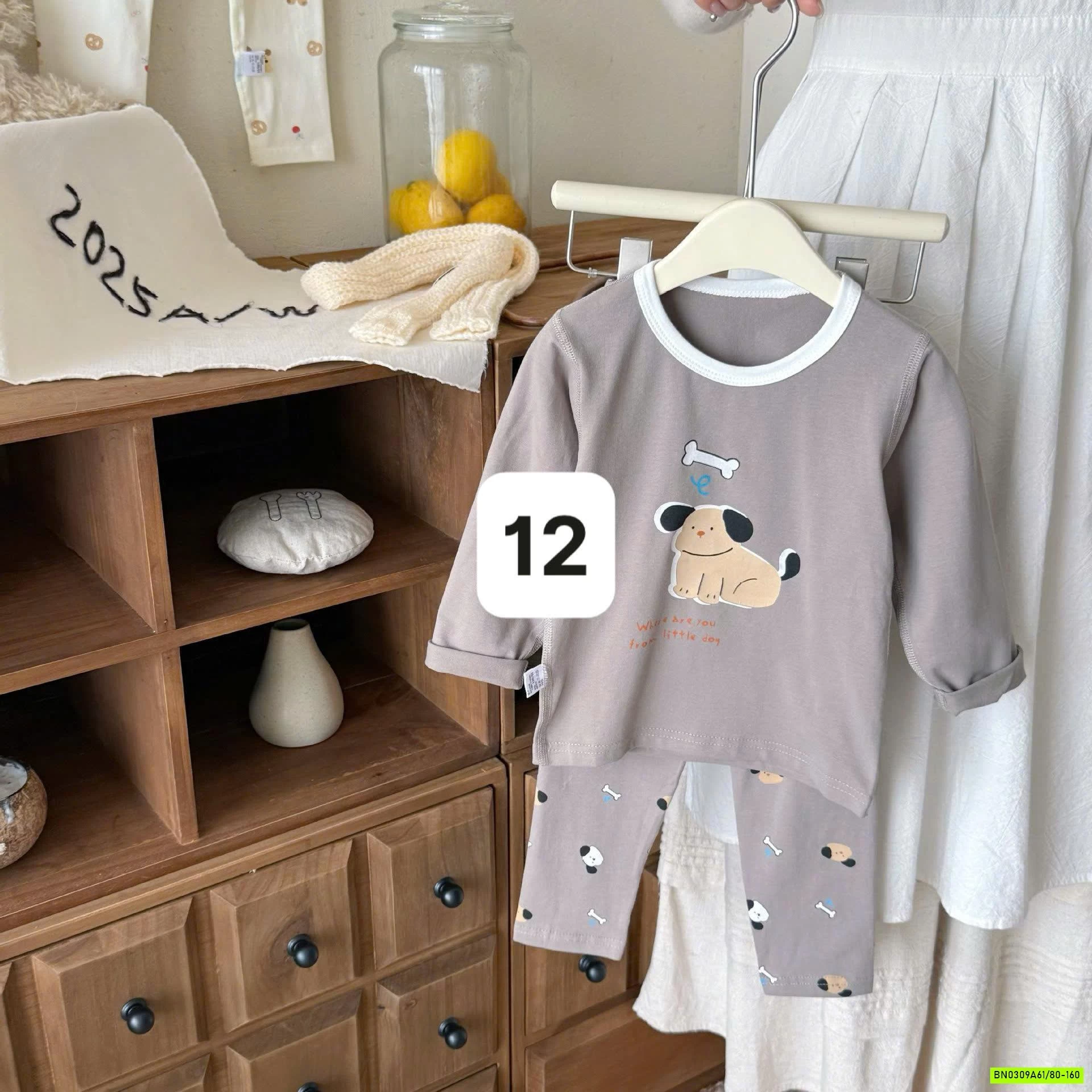 BỘ COTTON IN HÌNH CHO BÉ