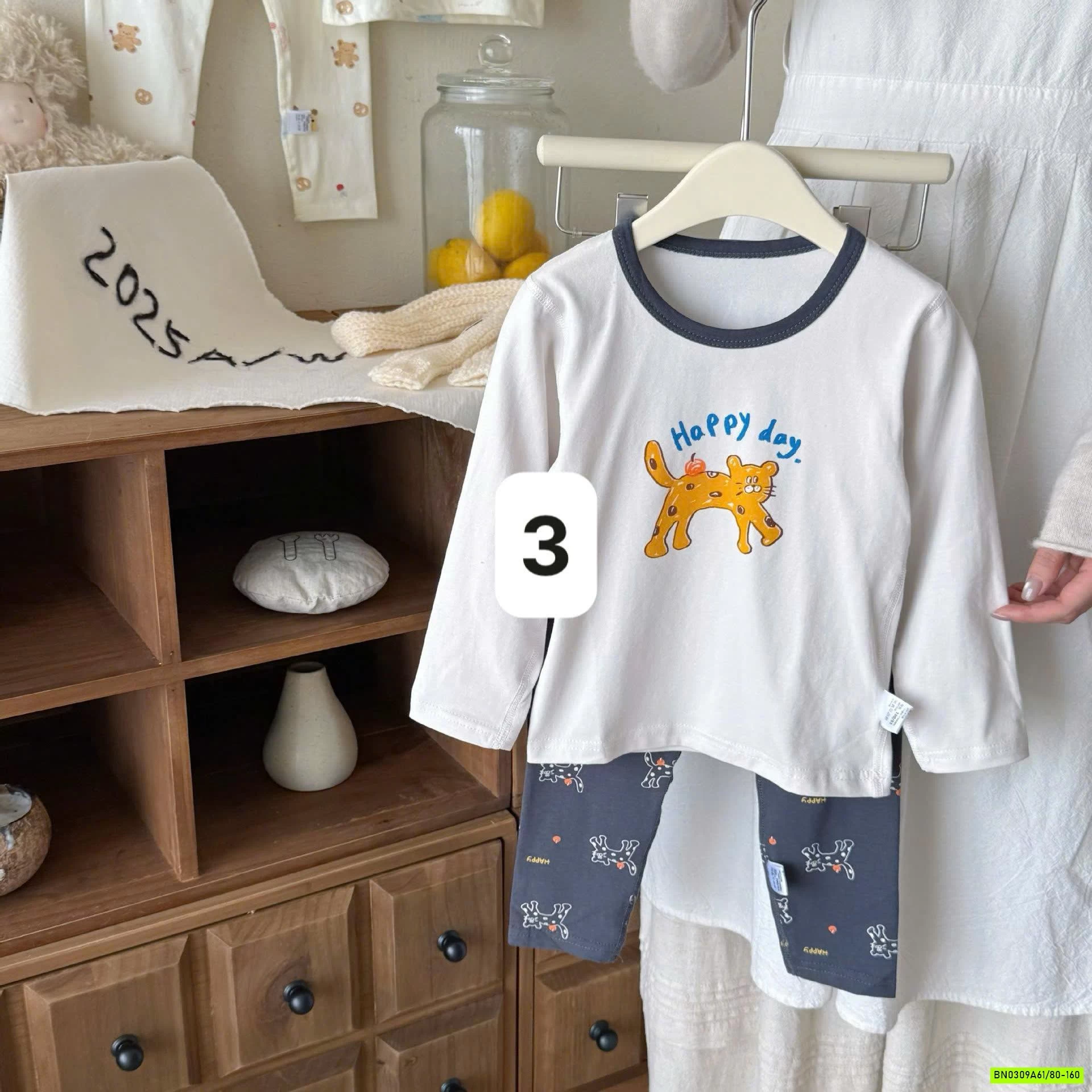 BỘ COTTON IN HÌNH CHO BÉ