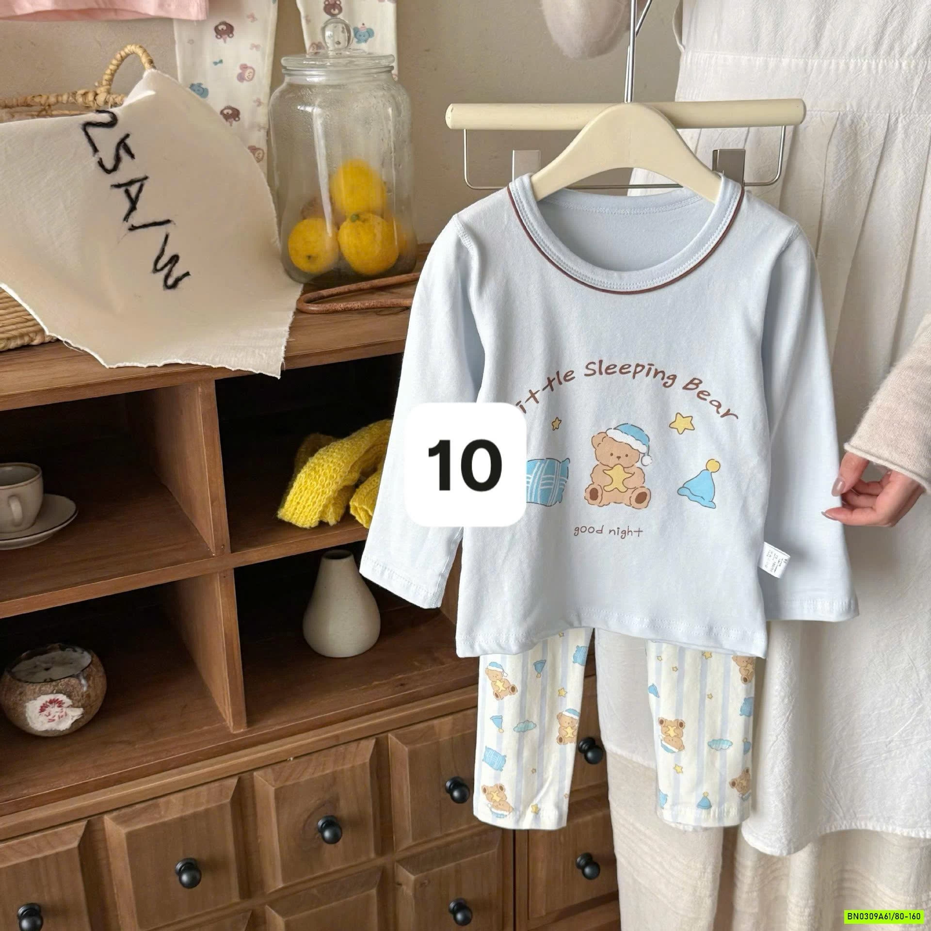 BỘ COTTON IN HÌNH CHO BÉ