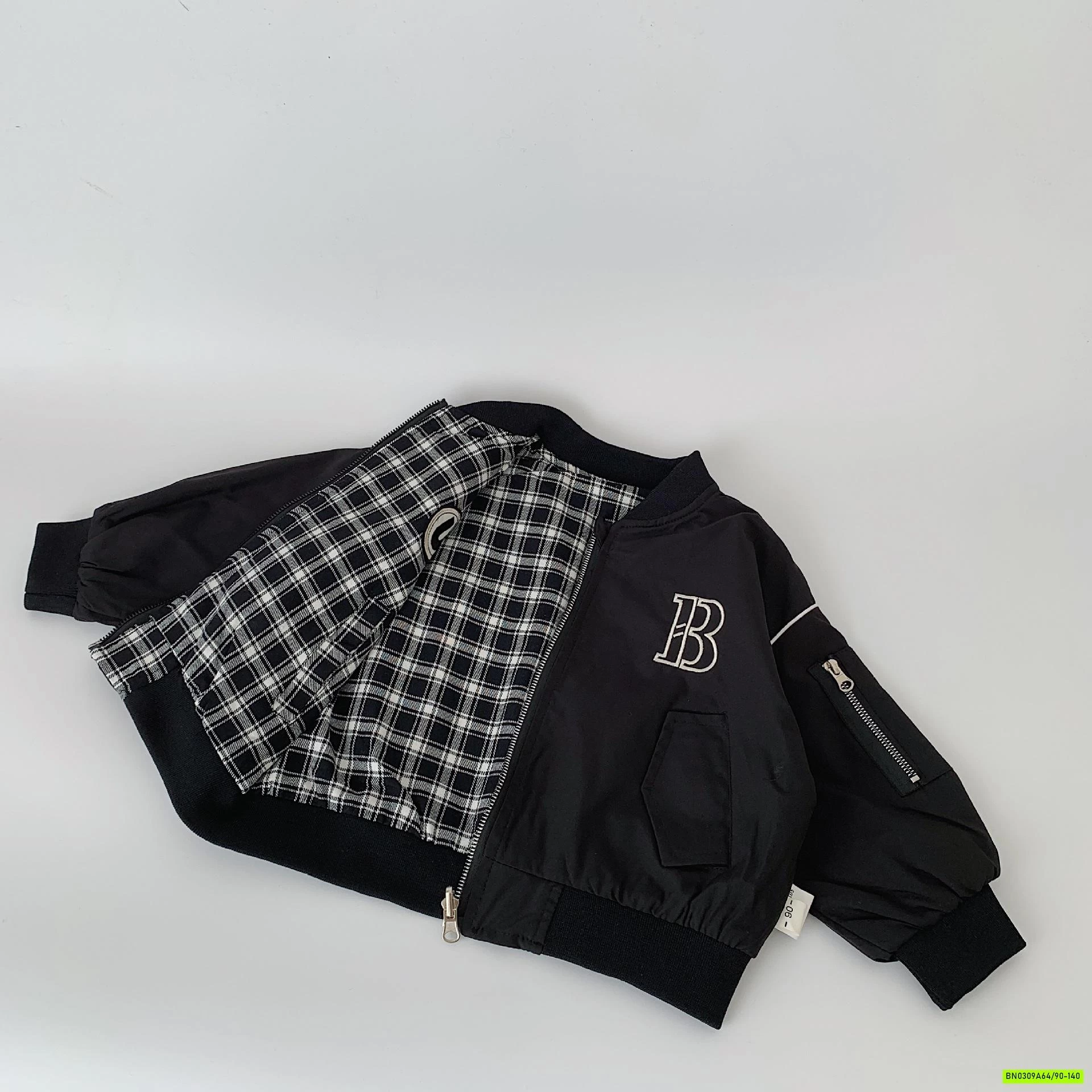 BOMBER 2 MẶT THÊU CHỮ