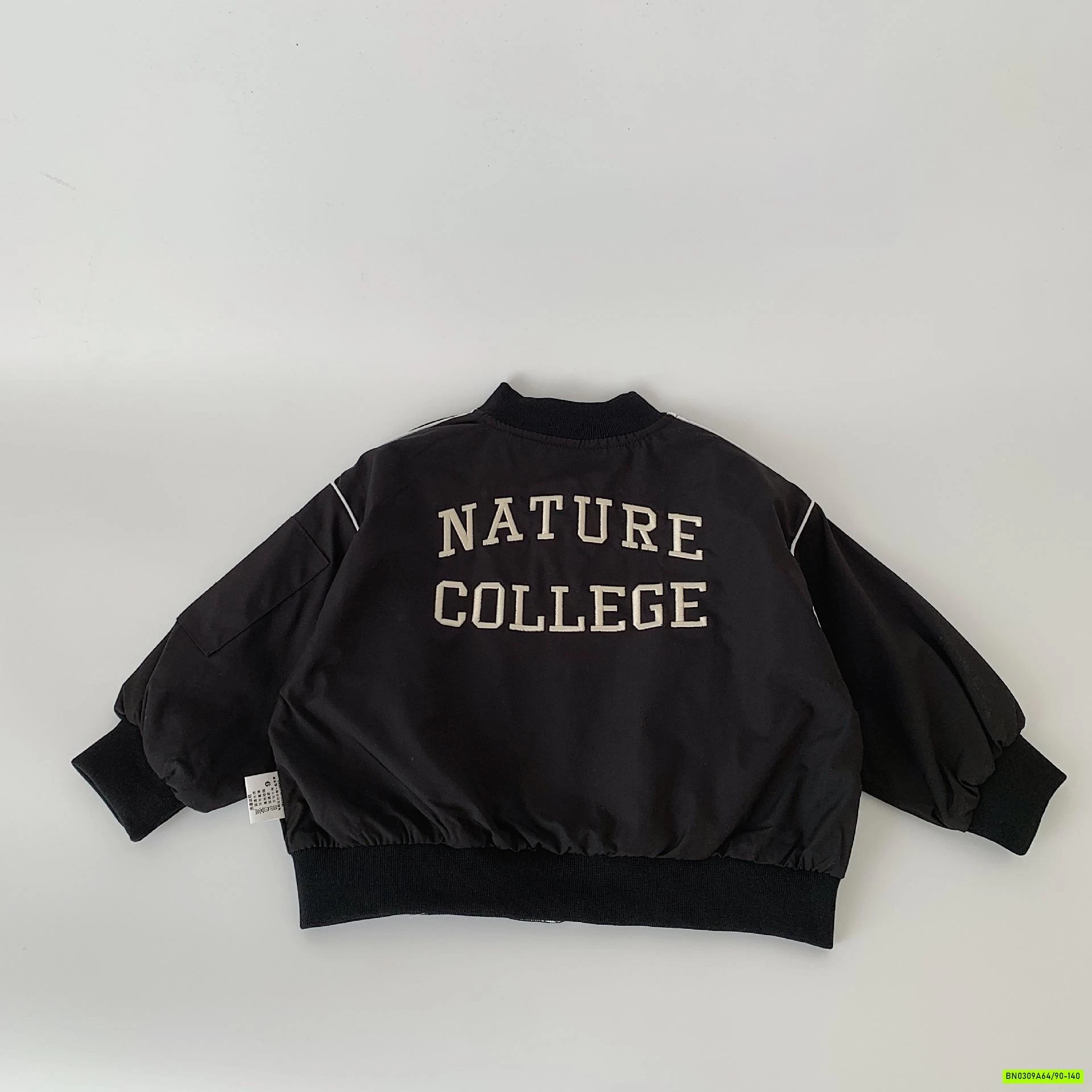 BOMBER 2 MẶT THÊU CHỮ