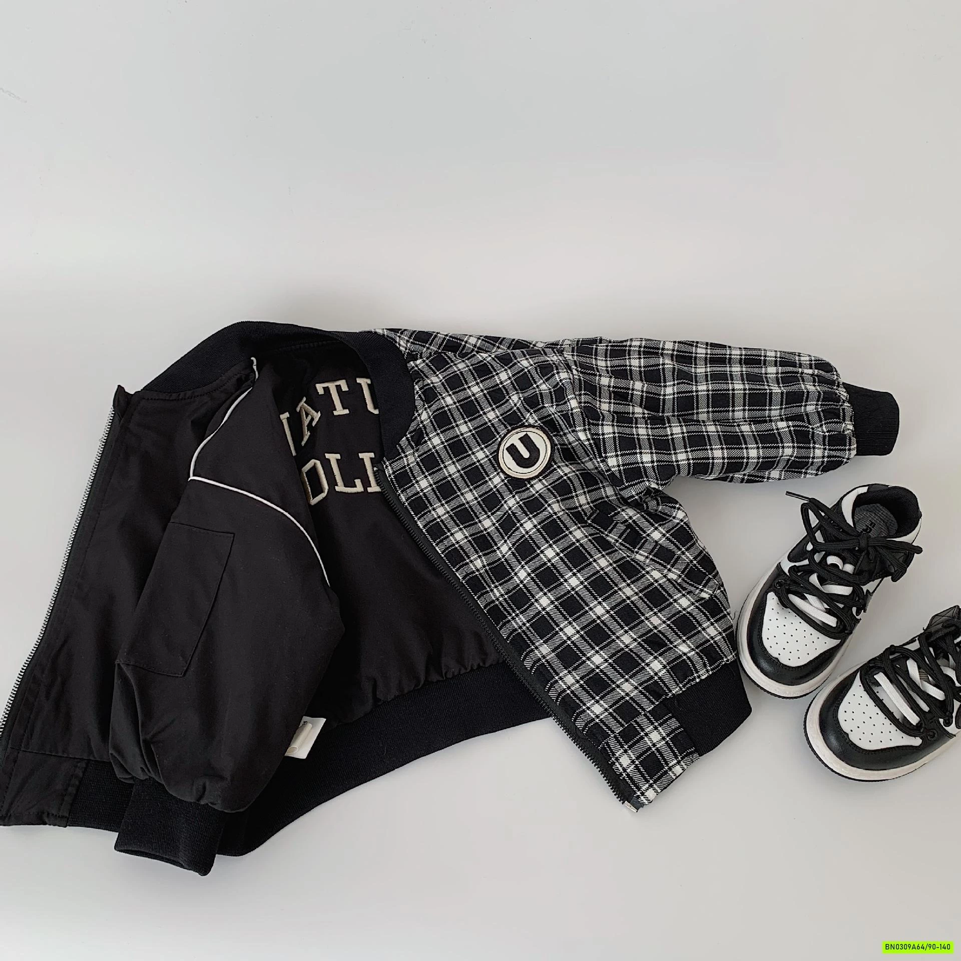 BOMBER 2 MẶT THÊU CHỮ