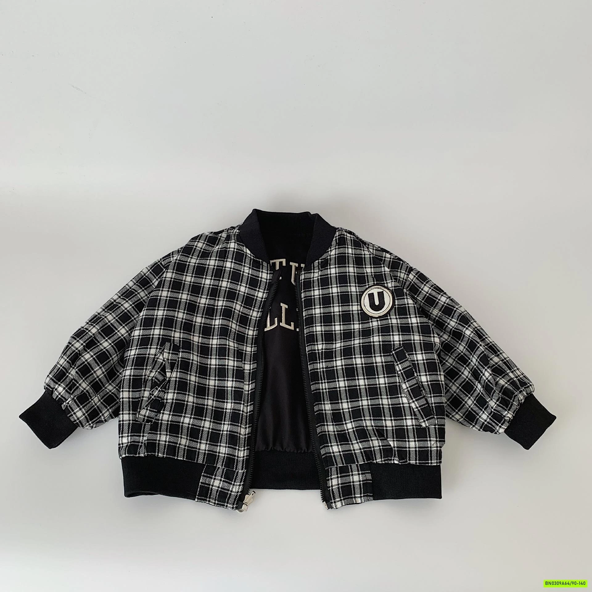 BOMBER 2 MẶT THÊU CHỮ