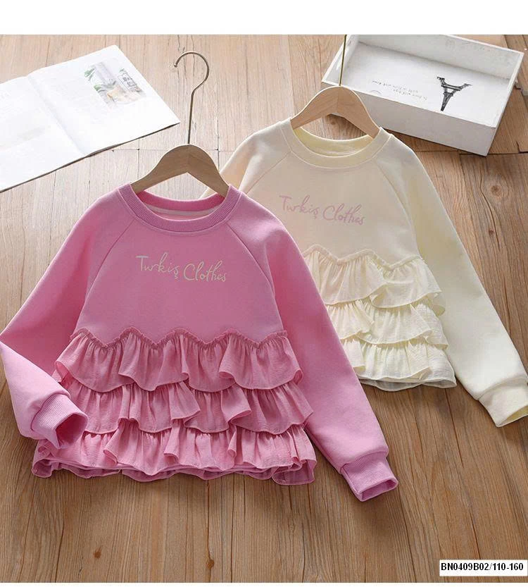 ÁO NỈ CHỮ PHỐI BÈO BG