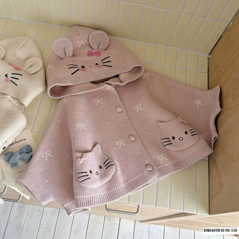 ÁO KHOÁC MÈO KITTY BG