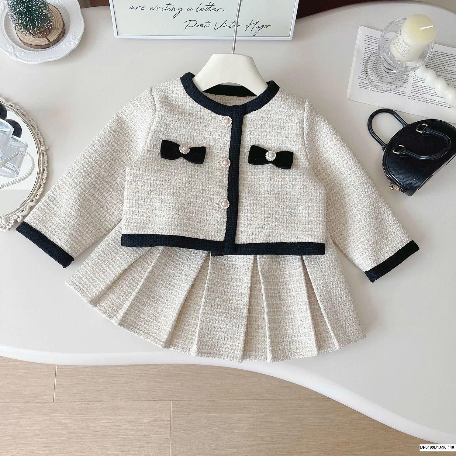 SÉT DẠ XẾP LY BÉ GÁI