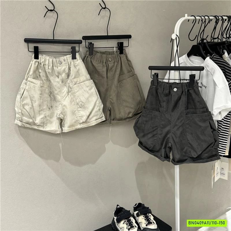 SHORT TÚI HỘP LOANG CÁ TÍNH