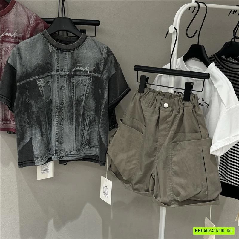 SHORT TÚI HỘP LOANG CÁ TÍNH