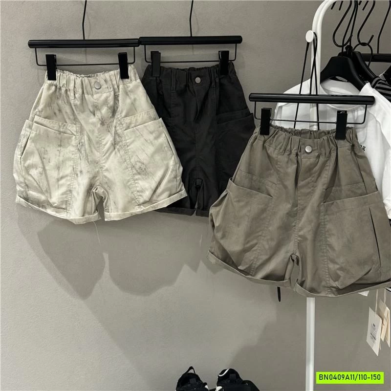 SHORT TÚI HỘP LOANG CÁ TÍNH