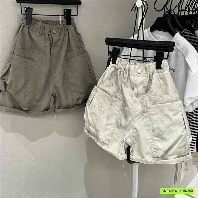 SHORT TÚI HỘP LOANG CÁ TÍNH