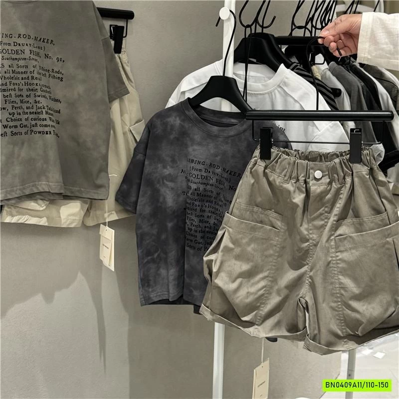 SHORT TÚI HỘP LOANG CÁ TÍNH