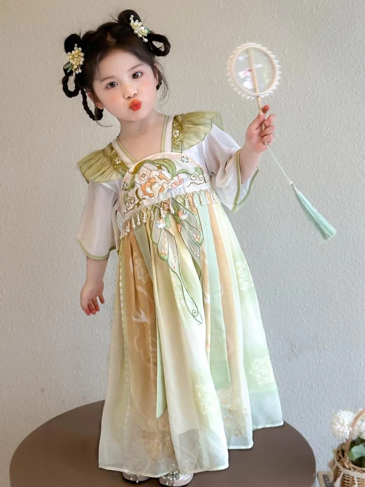 VÁY CỔ TRANG CÁNH TIÊN THÊU