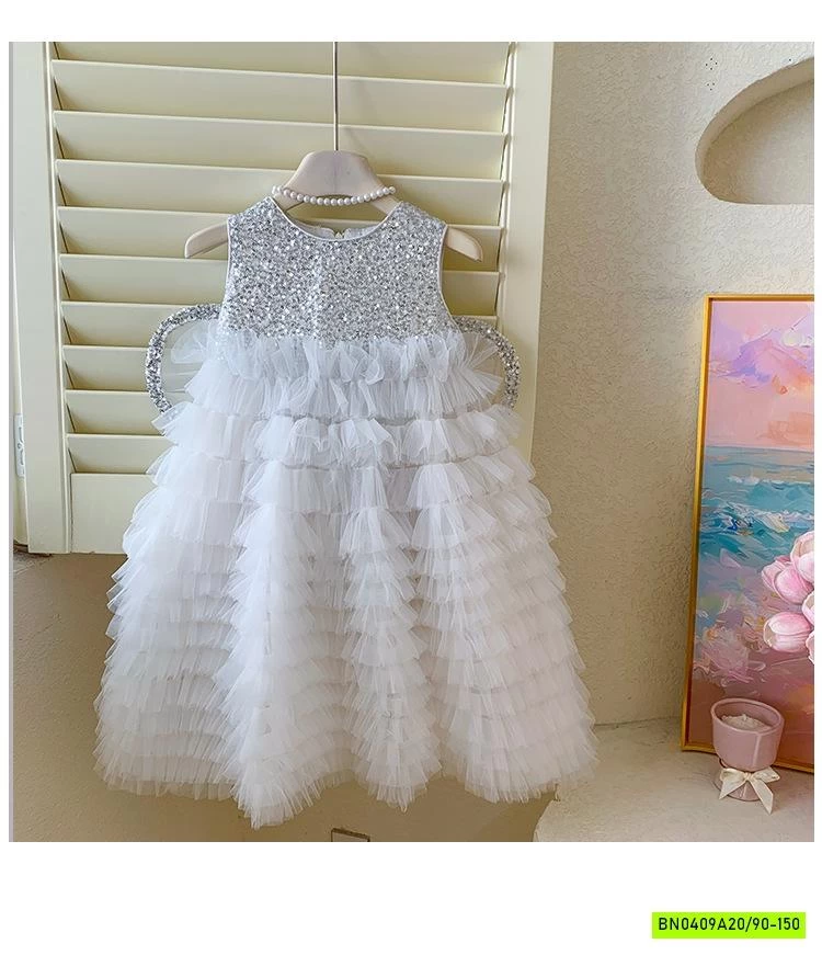 ĐẦM VOAN TẦNG KÈM CÁNH XINH XẮN