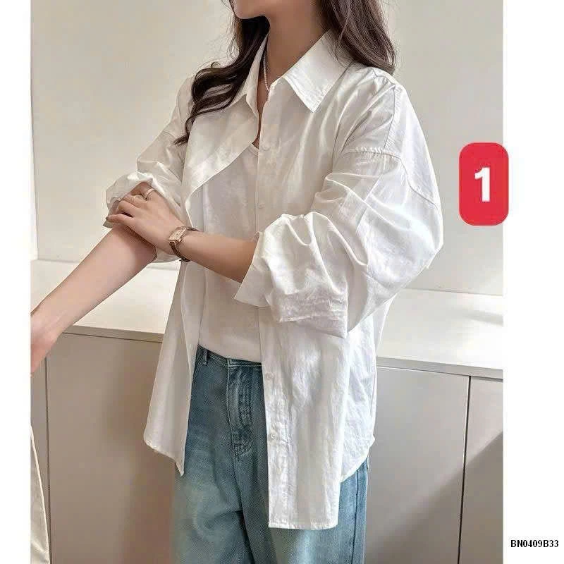 ÁO SƠ MI DÁNG RỘNG MÙA HÈ