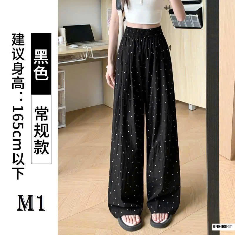 QUẦN ỐNG RỘNG CHẤM BI