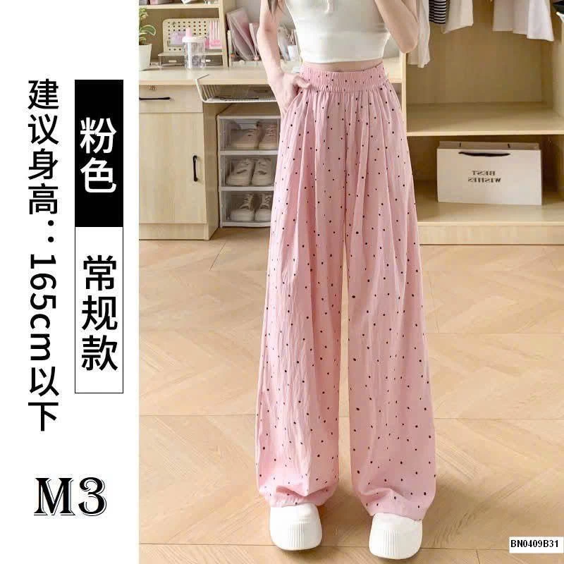 QUẦN ỐNG RỘNG CHẤM BI