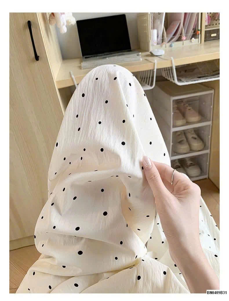 QUẦN ỐNG RỘNG CHẤM BI