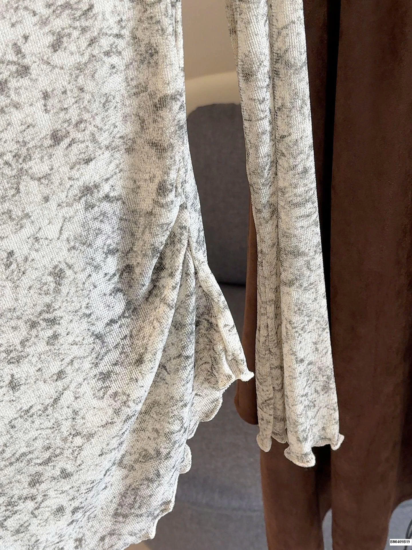 ÁO DỆT KIM VẠT CHÉO