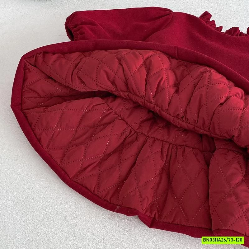 SÉT VÁY/BỘ ĐỎ GIÁNG SINH CHO BÉ