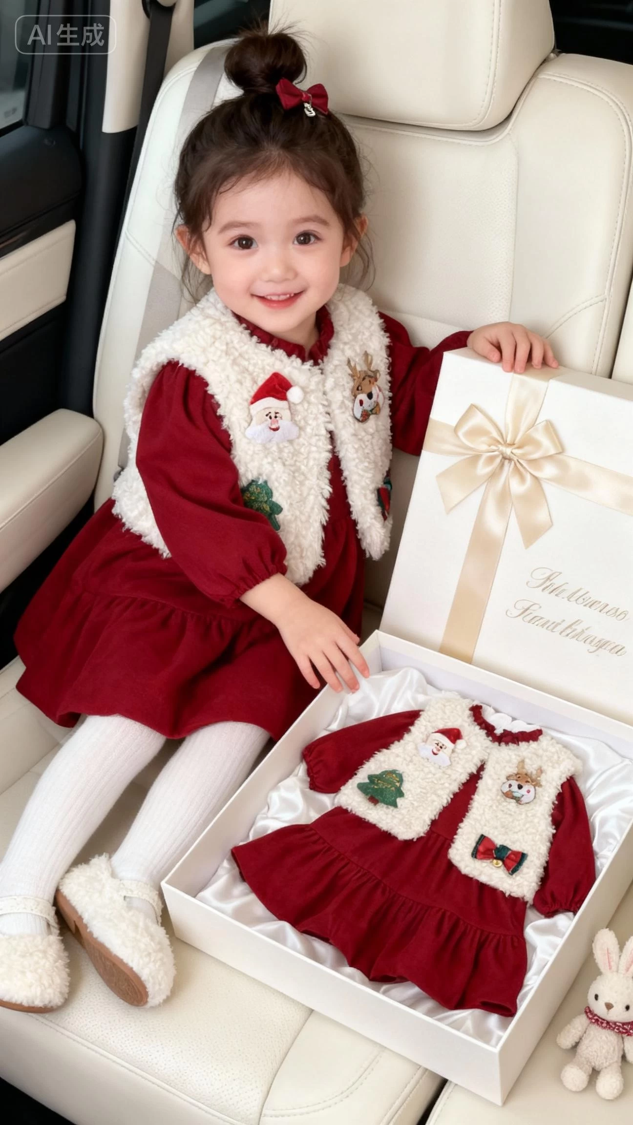 SÉT VÁY/BỘ ĐỎ GIÁNG SINH CHO BÉ