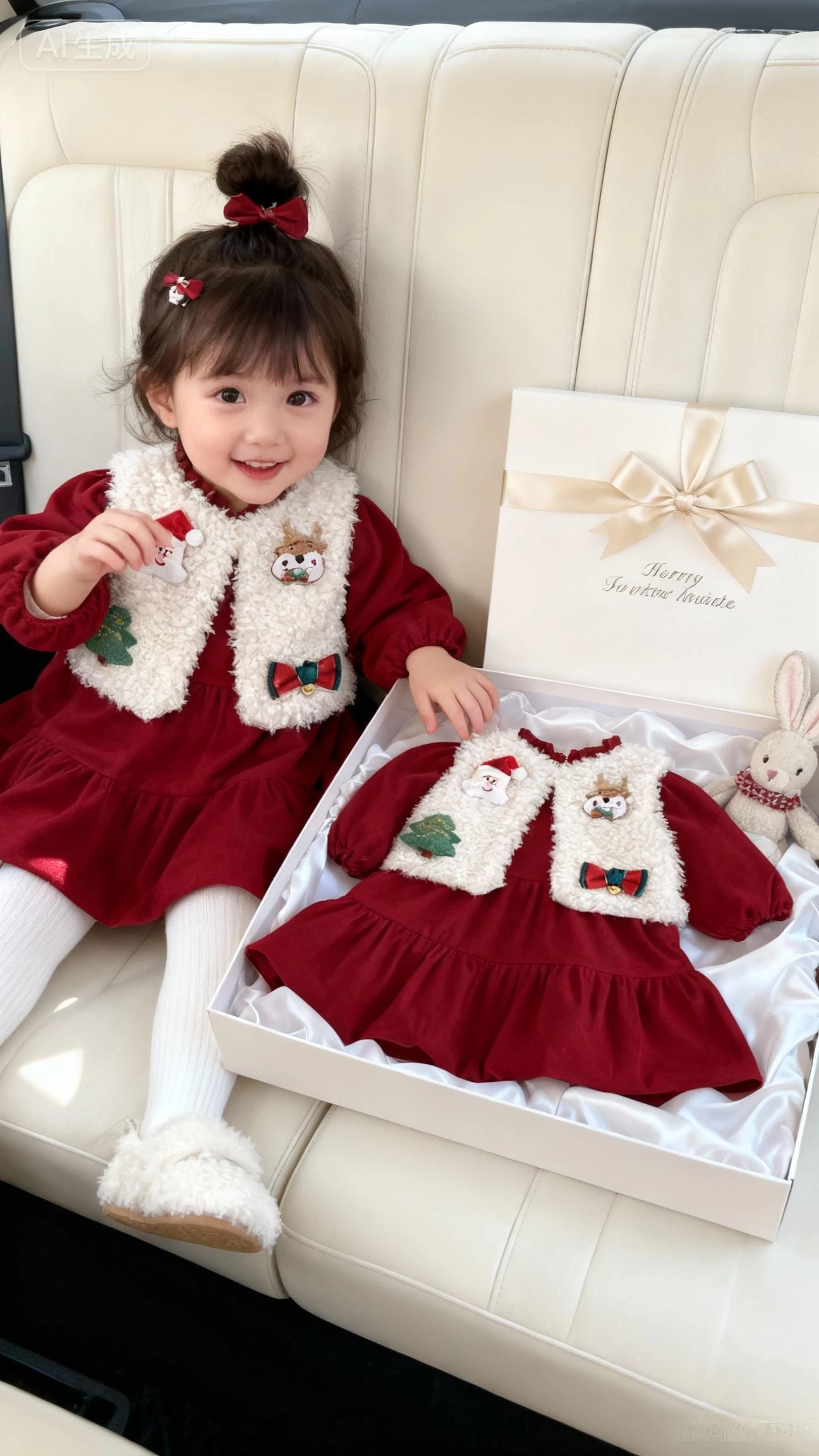 SÉT VÁY/BỘ ĐỎ GIÁNG SINH CHO BÉ