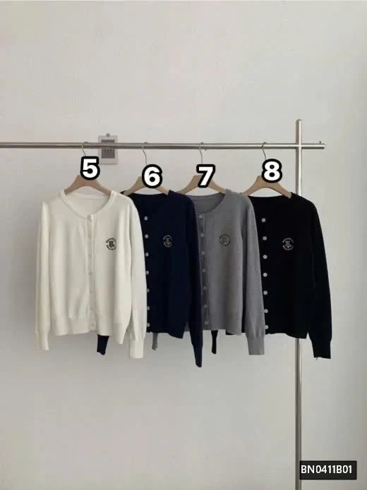 ÁO LEN MỎNG LOGO THÊU GẤU