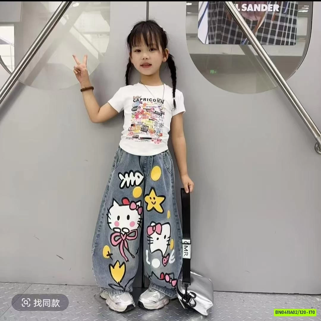 CROPTOP RÚT EO MIX JEANS KITTY