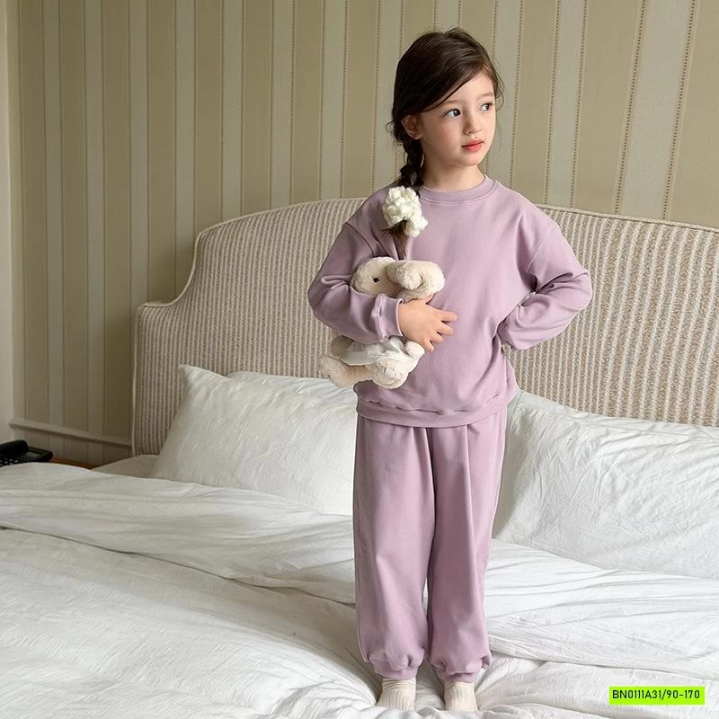 BỘ NỈ TRƠN MÀU 25H034 AMBB