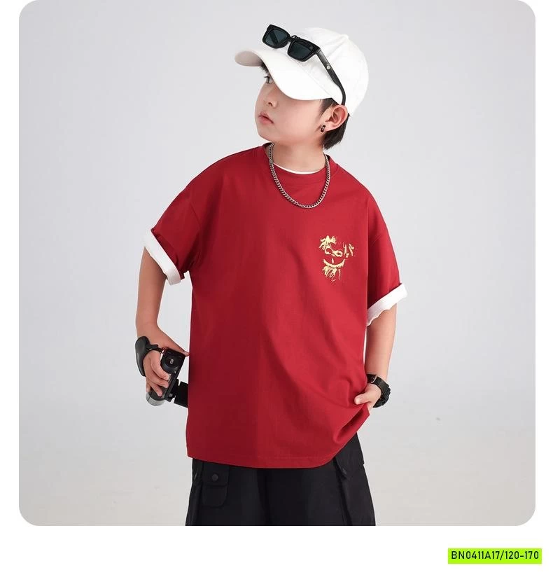 ÁO THUN CỔ TRÒN IN HÌNH LƯNG HHBABY