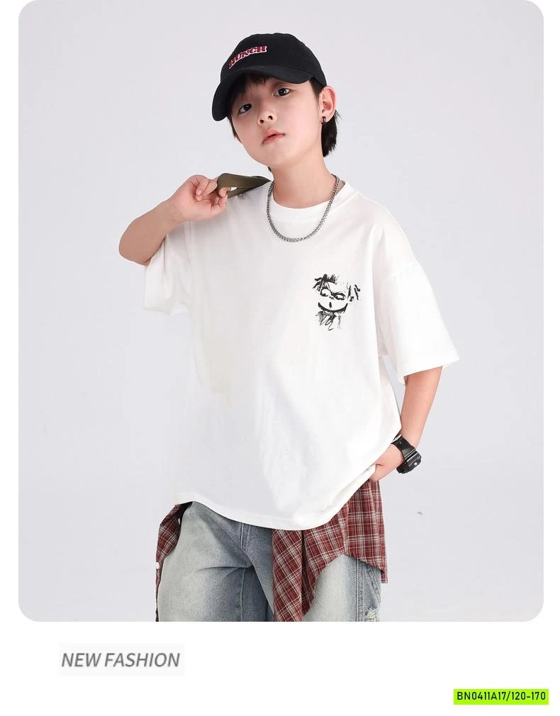 ÁO THUN CỔ TRÒN IN HÌNH LƯNG HHBABY