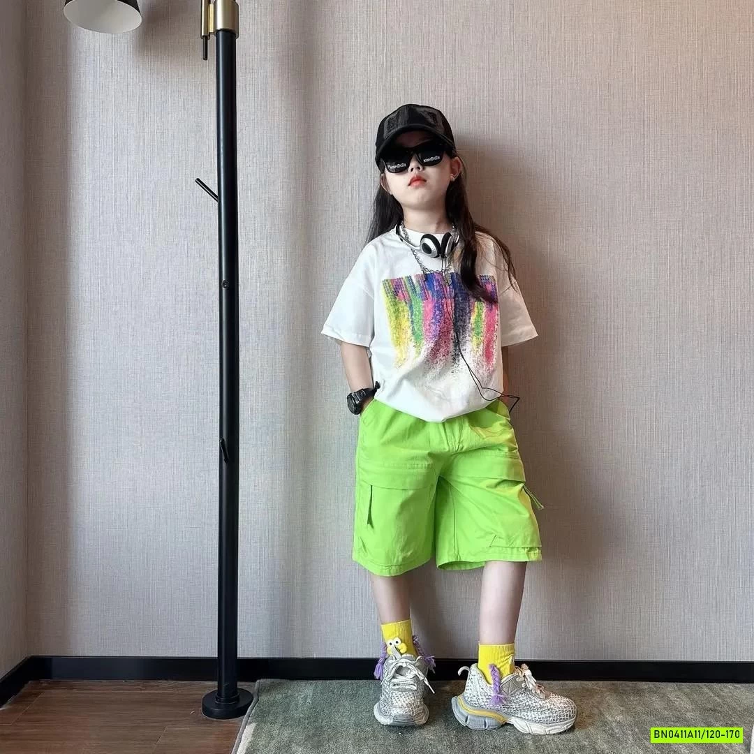 SÉT ÁO CÁ TÍNH MIX SHORT MÀU