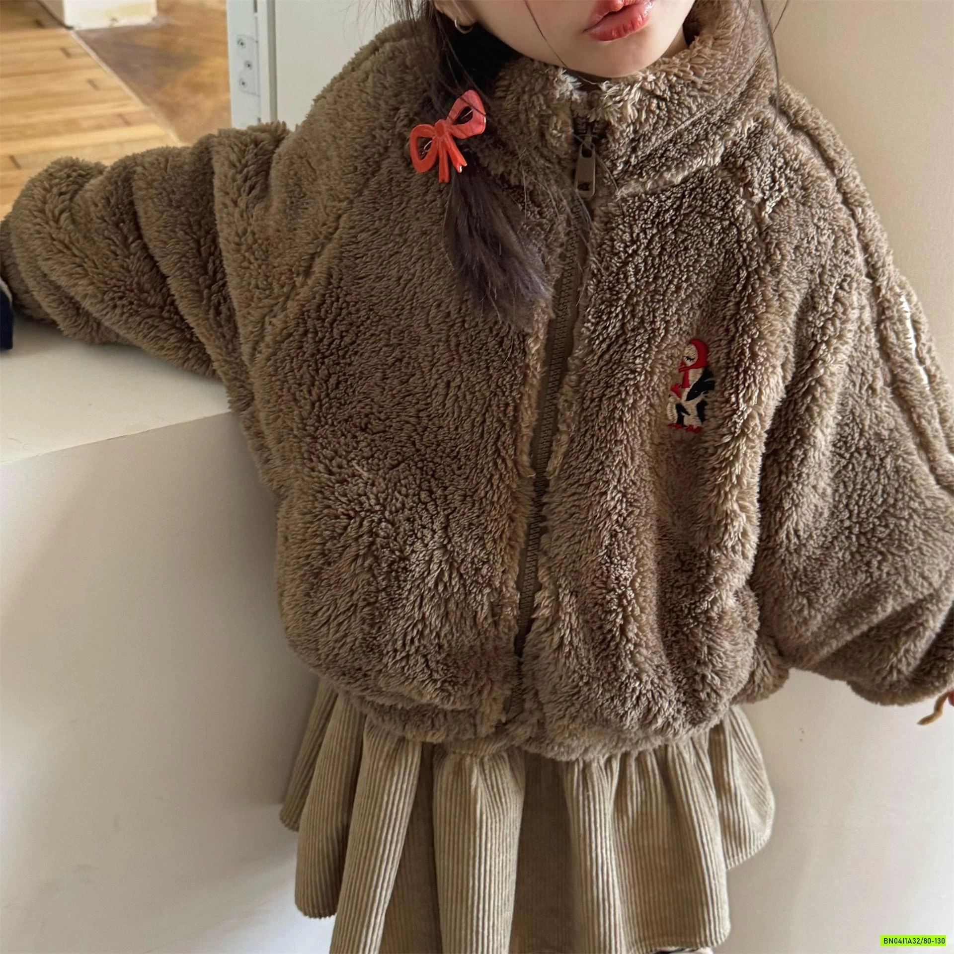 KHOÁC LÔNG THÊU LOGO ADBABY