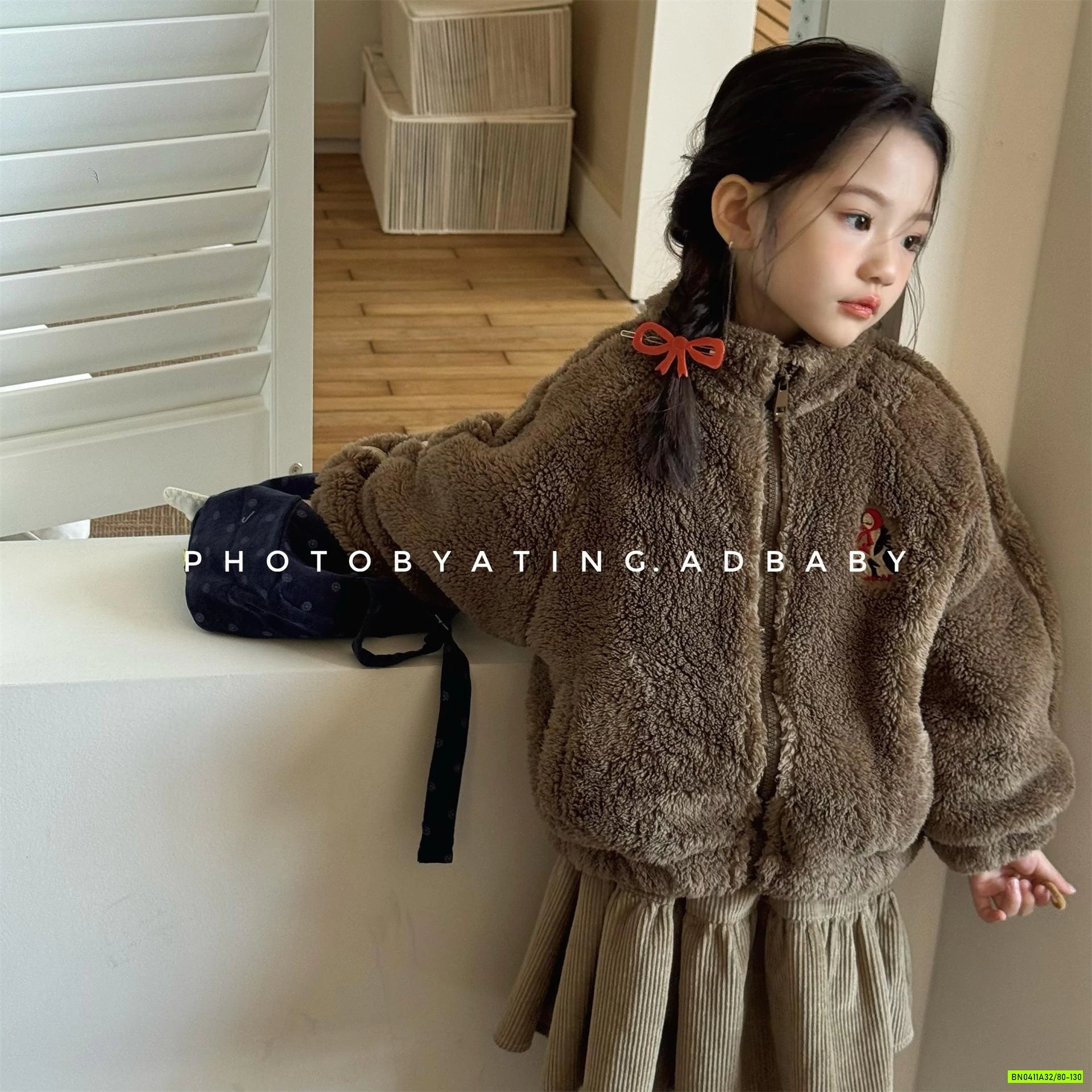 KHOÁC LÔNG THÊU LOGO ADBABY