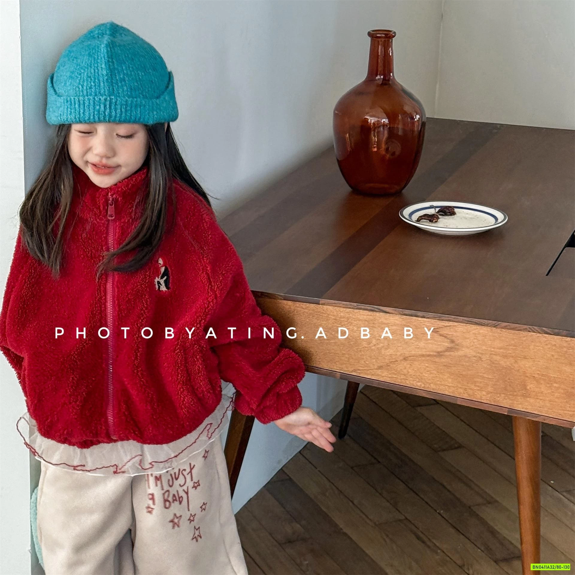 KHOÁC LÔNG THÊU LOGO ADBABY