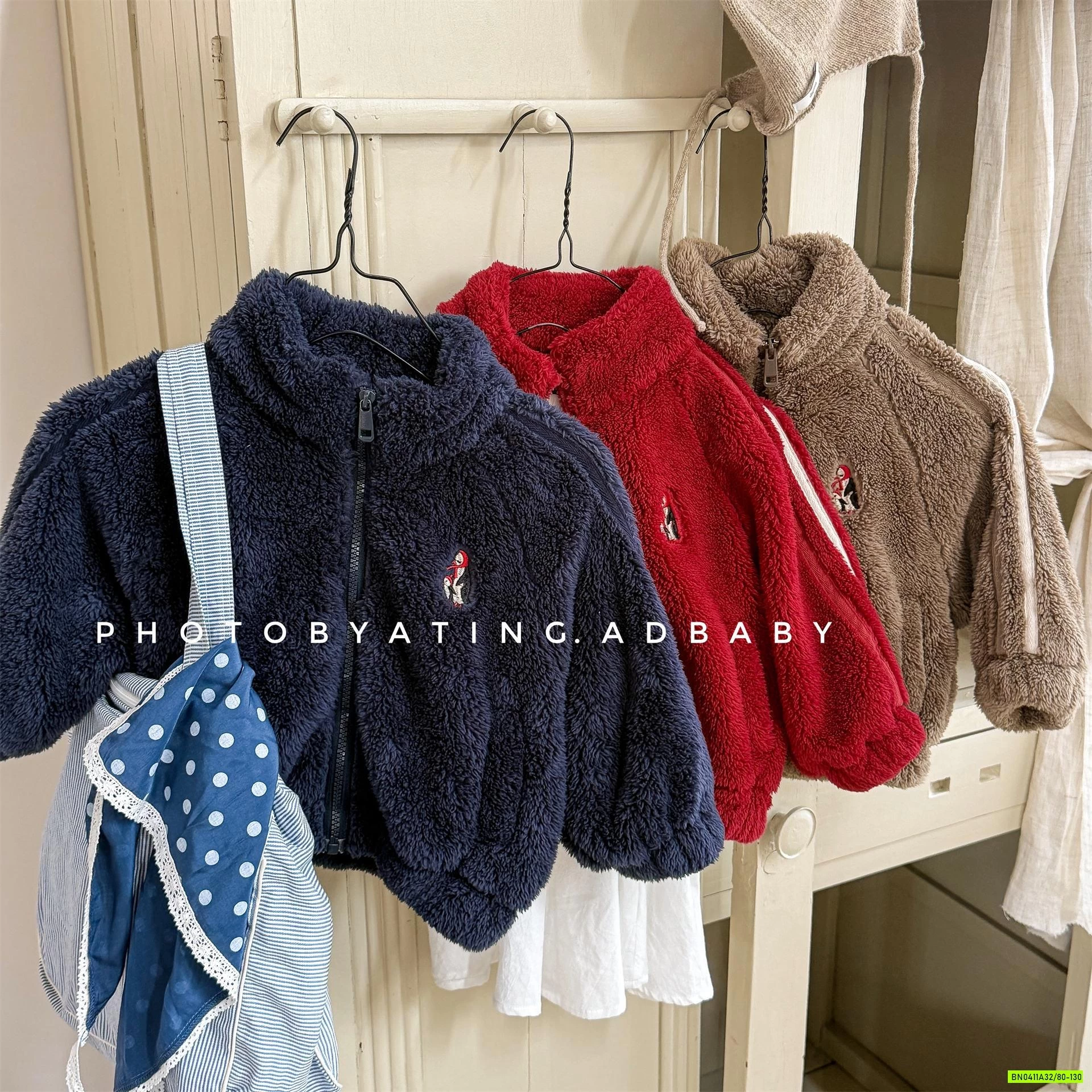 KHOÁC LÔNG THÊU LOGO ADBABY