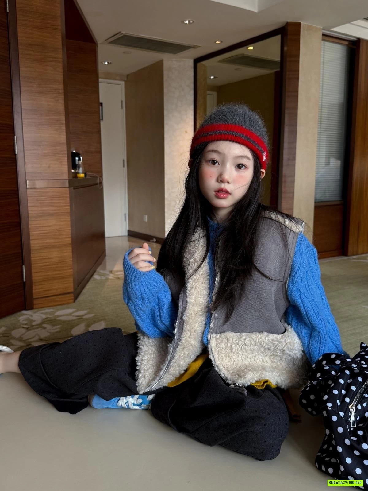 KHOÁC GILE DA LỘN PHỐI LÔNG CỪU