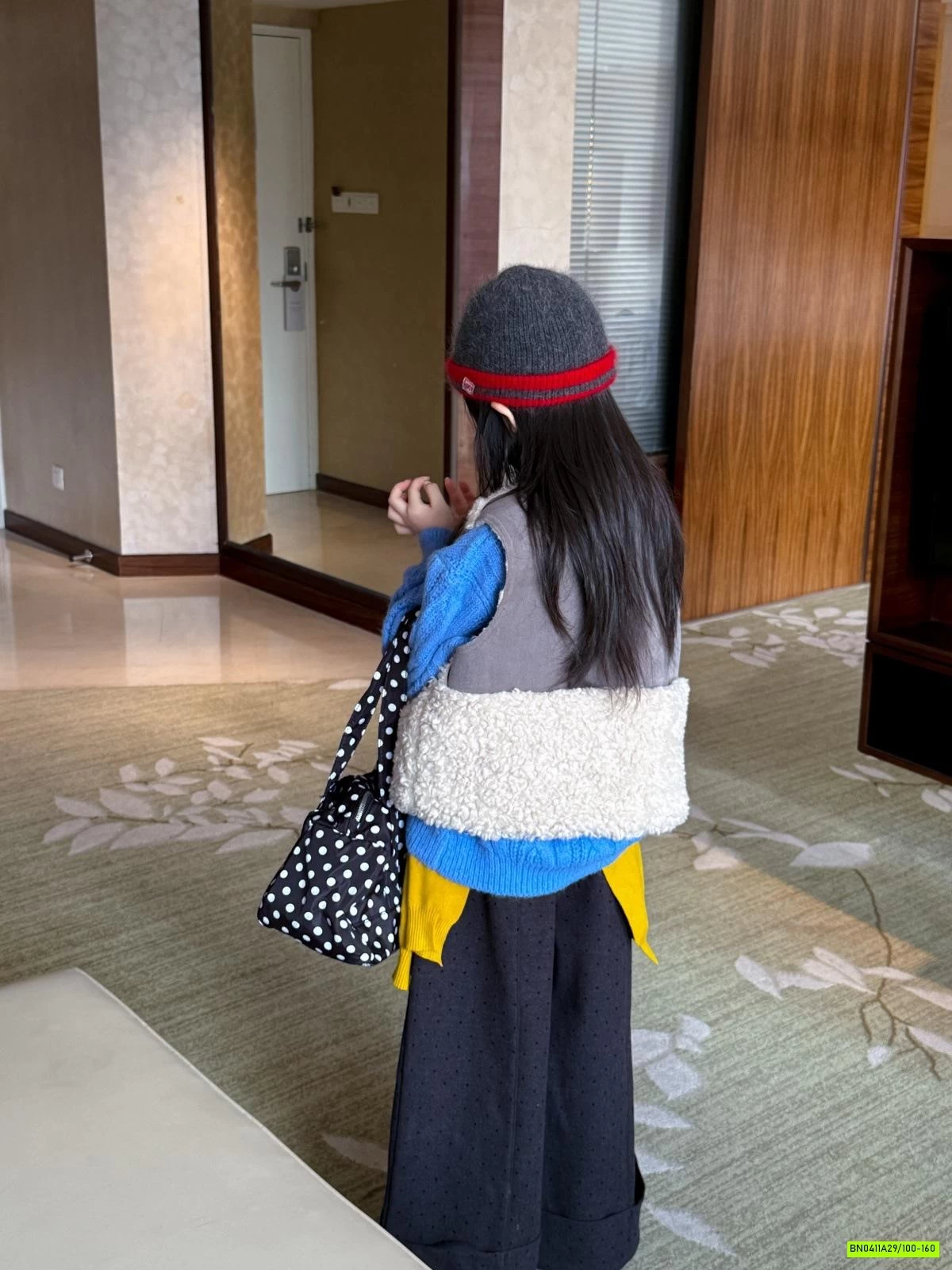 KHOÁC GILE DA LỘN PHỐI LÔNG CỪU