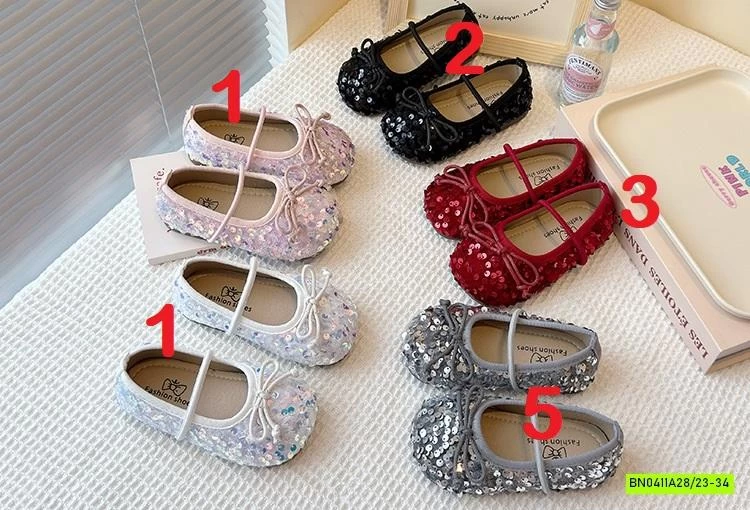 GIÀY BÚP BÊ GẮN CƯỜM BLING BLING